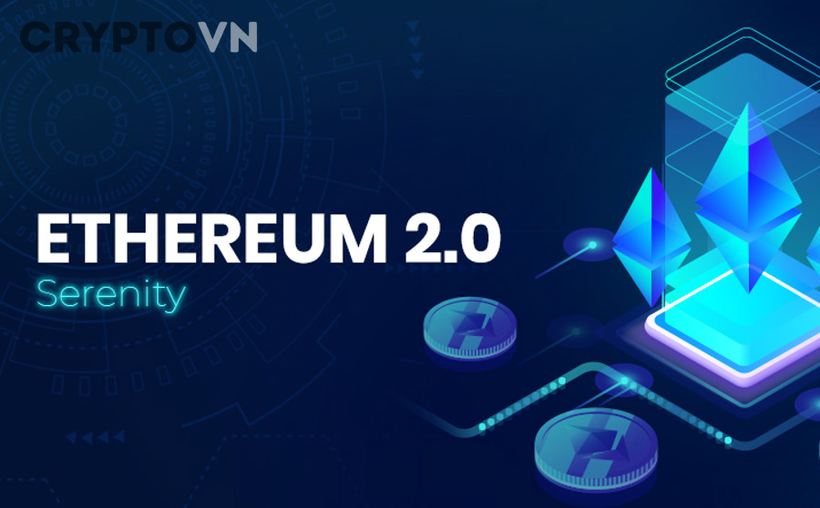 Ethereum 2.0 blockchain upgrade visualization