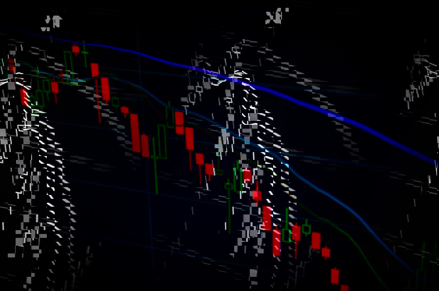 Bull market crypto concept with rising charts