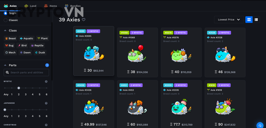 Giải Thích Axie Marketplace Hoạt Động Ra Sao: Cơ Chế Mua Bán NFT Cho Người Mới