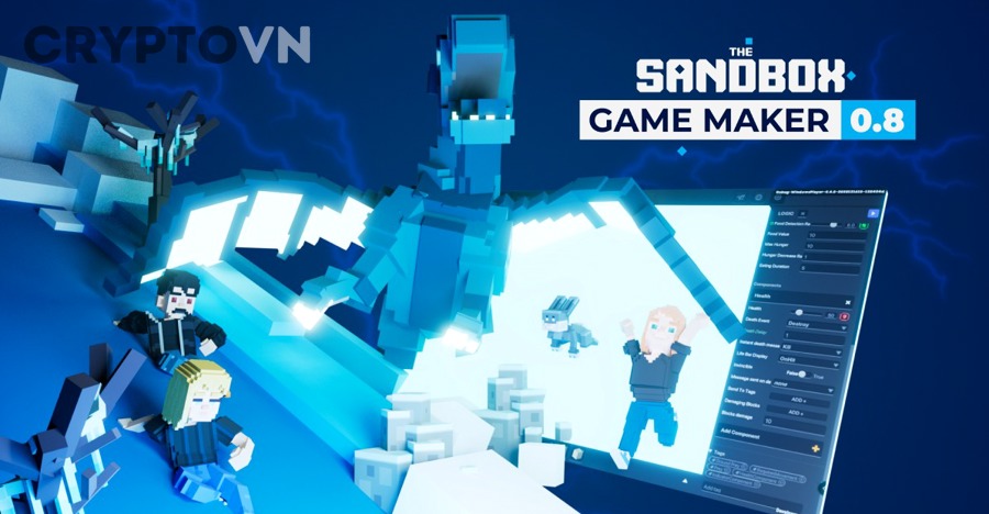 Sandbox Game Maker là công cụ tạo game không cần code trong hệ sinh thái The Sandbox