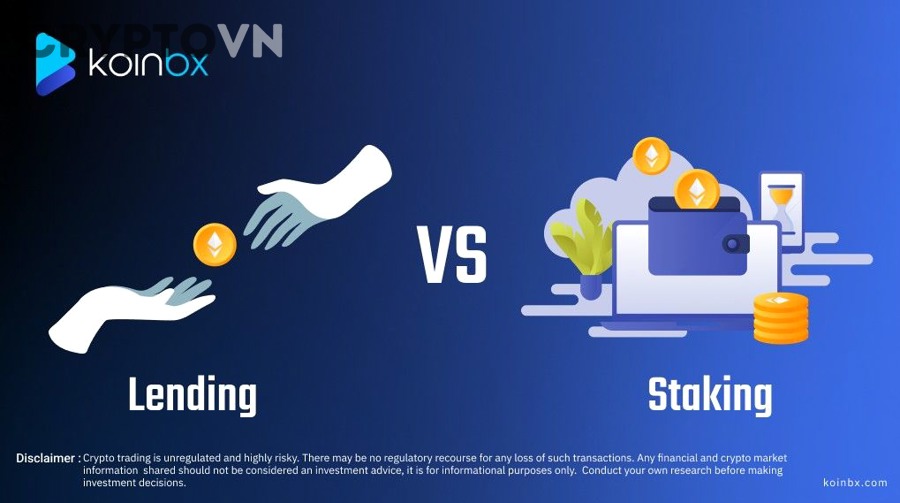 Phân Biệt Staking và Lending Trong Crypto: Khác Nhau Thế Nào Cho Người Mới?