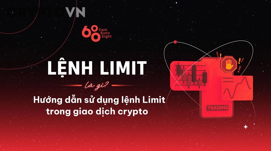 Giao diện đặt lệnh limit trên sàn crypto