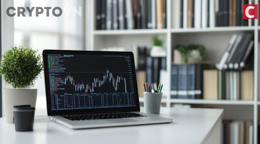 Minh họa hệ sinh thái lending crypto và tài sản số