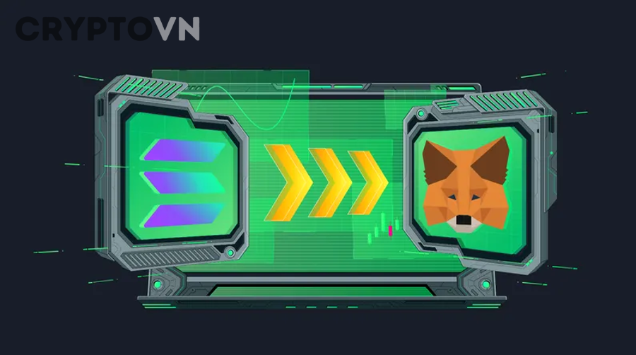 Logo MetaMask trong bài hướng dẫn thêm mạng Polygon