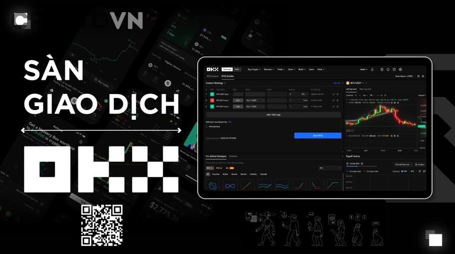 Logo sàn giao dịch OKX - sàn crypto hàng đầu thế giới