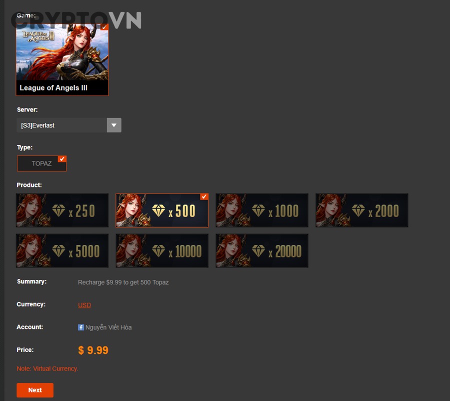 Quy trình nạp token vào game an toàn cho người mới gồm những bước nào?