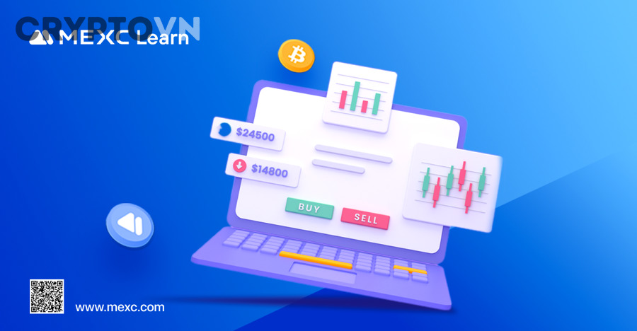 Giao diện nạp tiền điện tử trên sàn MEXC