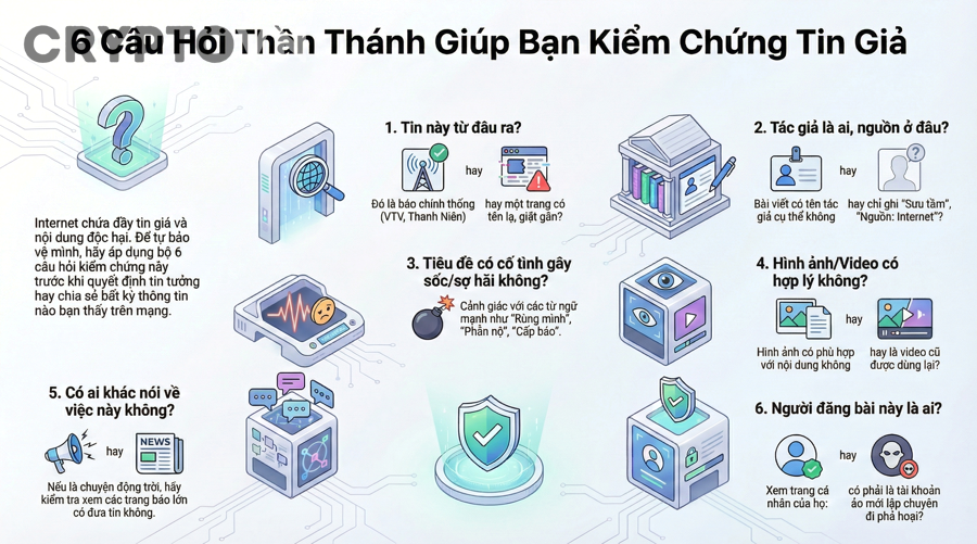 Cách Phân Biệt Tin Xấu Thật Và FUD Trong Crypto Cho Nhà Đầu Tư Để Tránh Bán Tháo Theo Tâm Lý