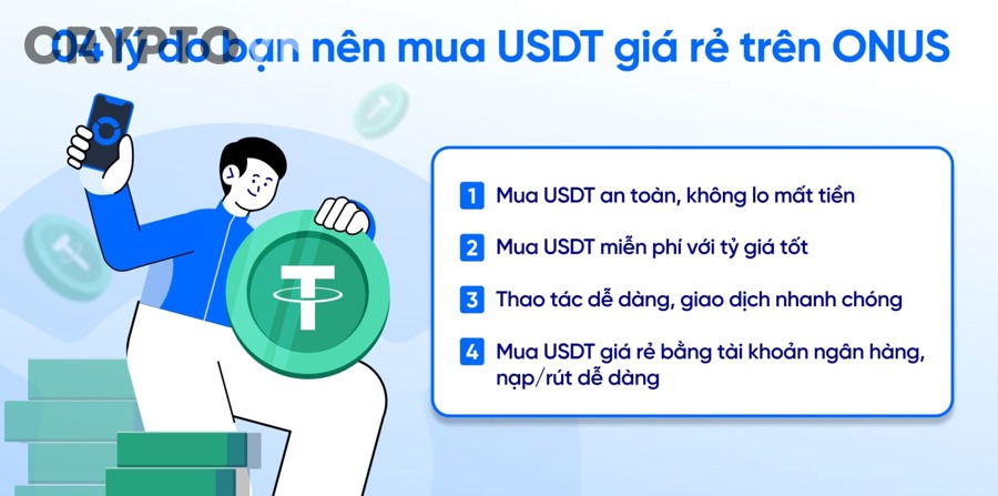 Hướng dẫn mua USDT an toàn từng bước qua P2P