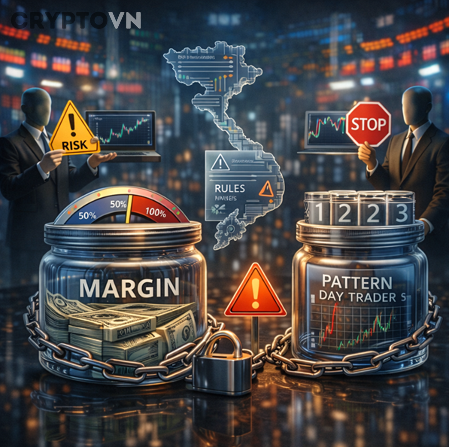 Biểu đồ nến crypto minh họa vùng hỗ trợ kháng cự để đặt stop loss