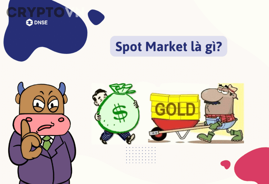 Spot trading crypto trên màn hình giao dịch