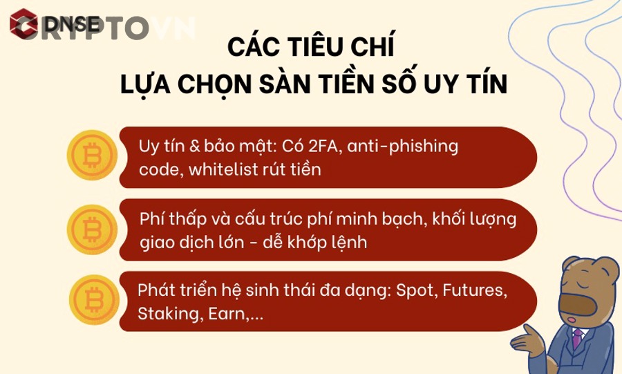 7 Tiêu Chí Nhận Diện Sàn Crypto Uy Tín Giúp Nhà Đầu Tư Tránh Bẫy Lừa Đảo