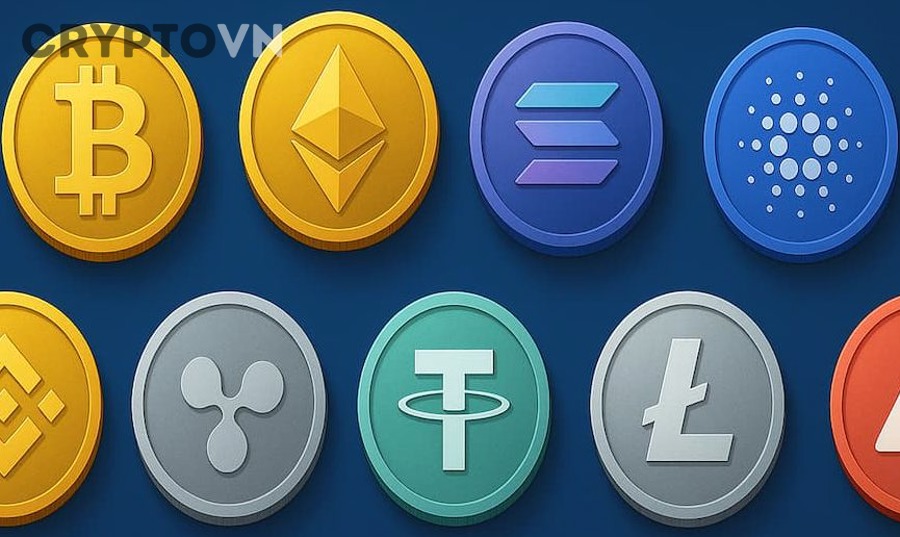 Biểu tượng Ethereum minh họa cho phân bổ danh mục crypto dài hạn