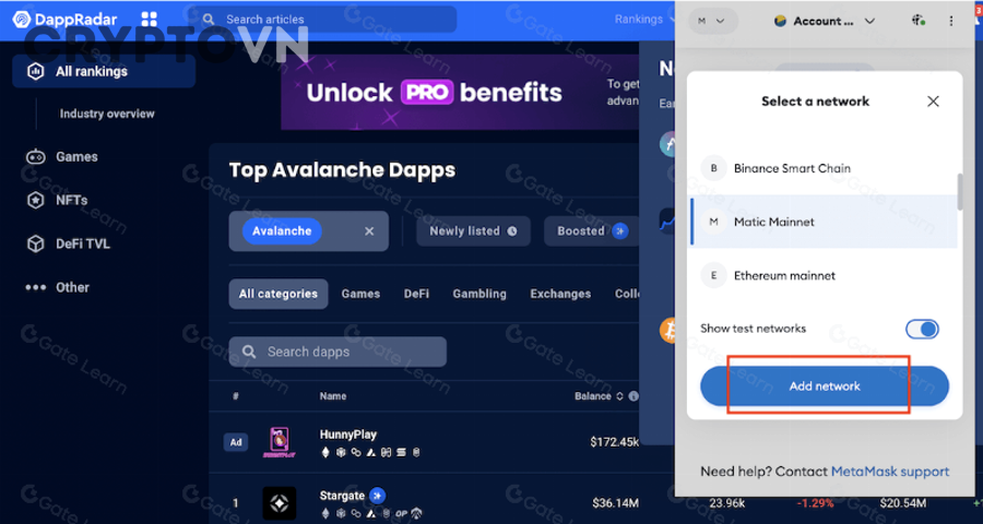 Nên add mạng Polygon thủ công hay tự động vào MetaMask?