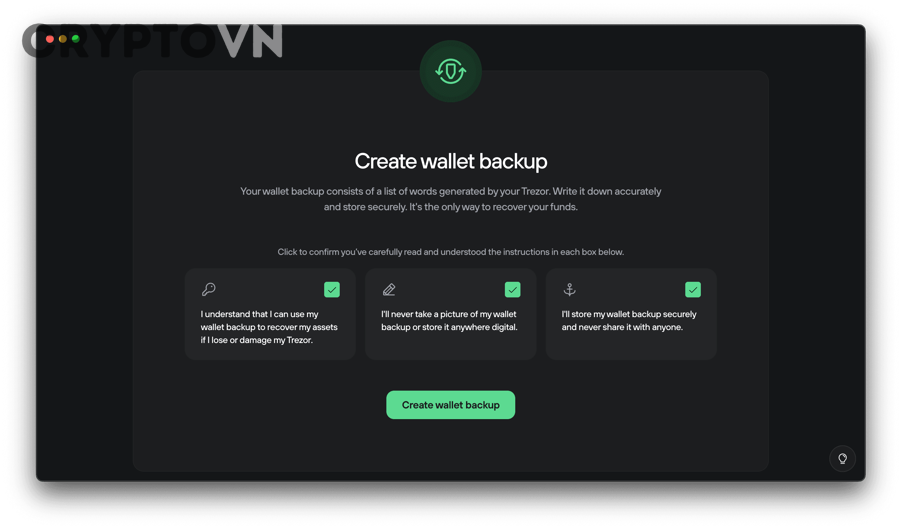 Backup ví nóng và bảo mật dữ liệu khôi phục crypto