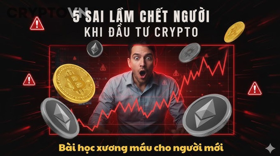 Những sai lầm phổ biến khi đầu tư crypto