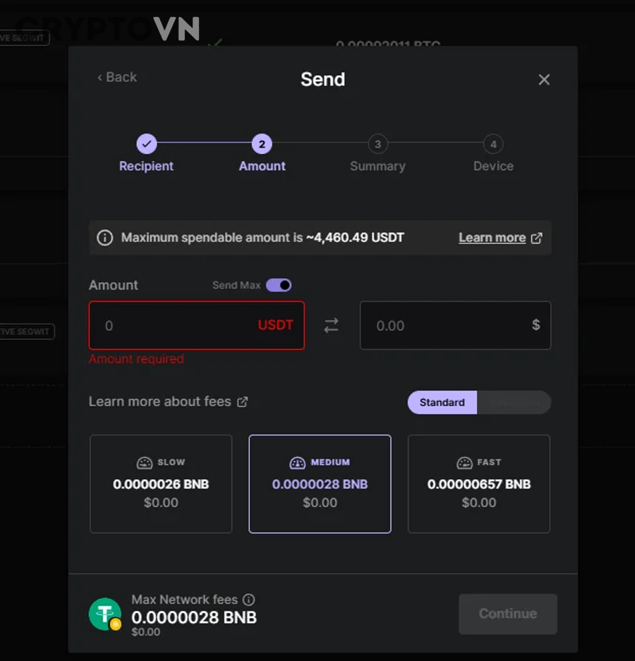 Kiểm tra giao dịch an toàn khi dùng Trezor với MetaMask