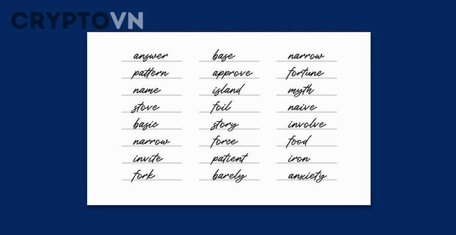 Cách Backup Seed Phrase Như Thế Nào Mới Đúng Và An Toàn Dài Hạn?