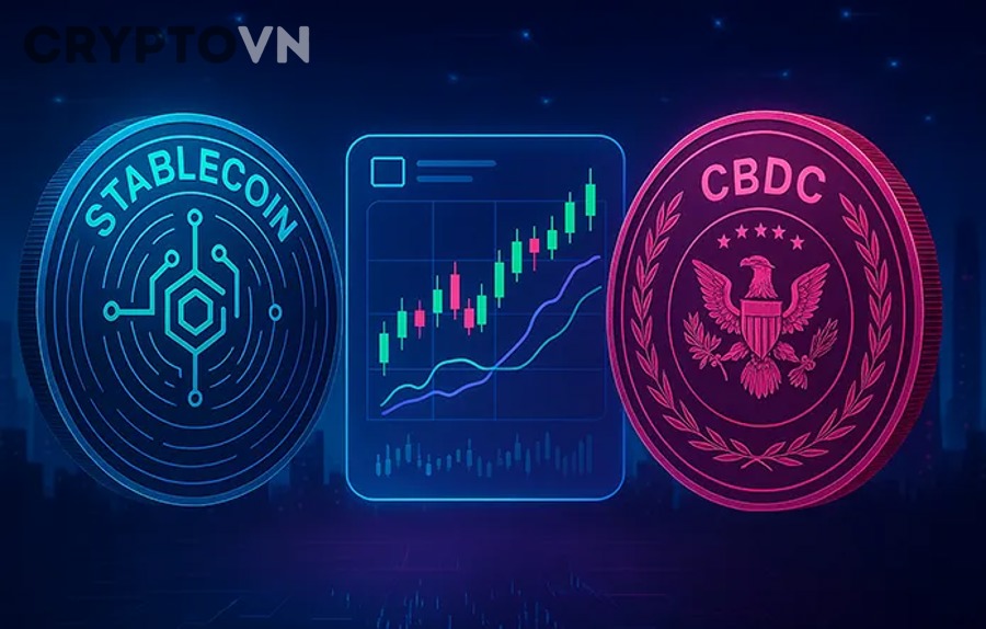 Stablecoin hoạt động trên nền tảng blockchain phi tập trung