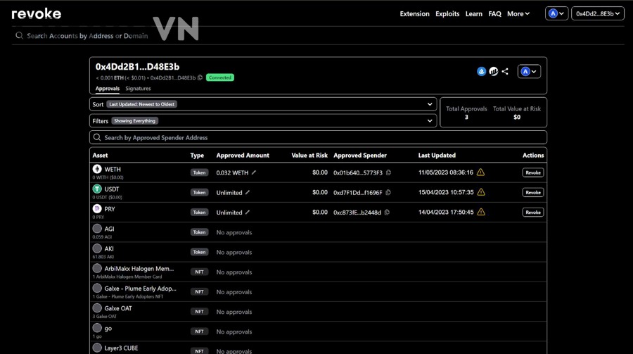 Bảo mật ví crypto và quản lý token approval định kỳ