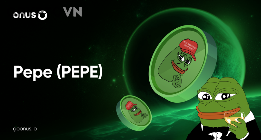 Logo PEPE meme coin trên Ethereum