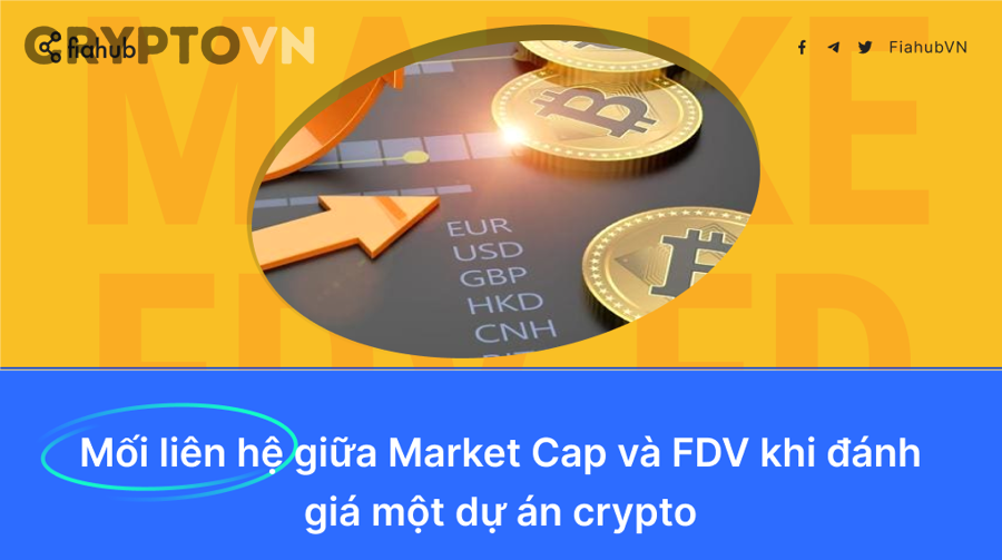 Biểu đồ định giá token crypto và phân tích FDV