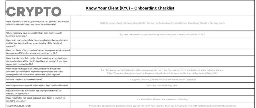 Kiểm Tra Checklist An Toàn KYC Crypto Trước Khi Gửi Cho Người Mới