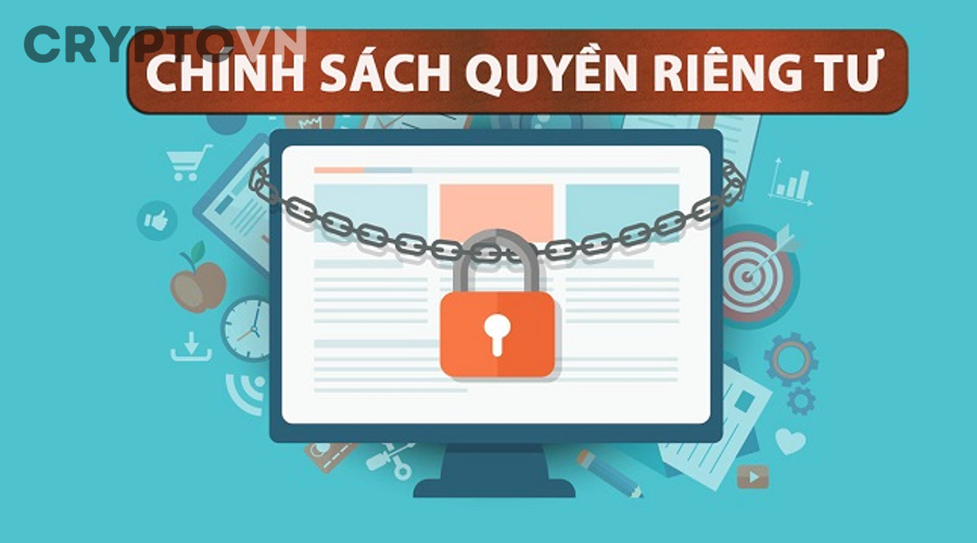 Người dùng kiểm tra quyền riêng tư và chính sách lưu dữ liệu trên nền tảng crypto
