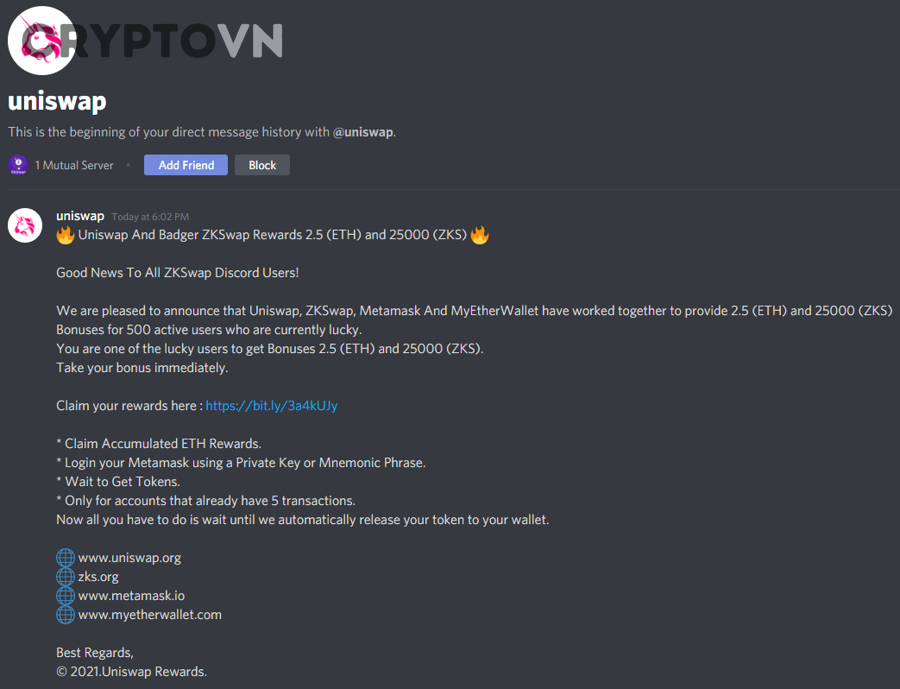 Cách Phát Hiện Phishing Qua Discord/Twitter “Airdrop”: Dấu Hiệu Link Giả, DM Giả Mạo Cho Người Mới