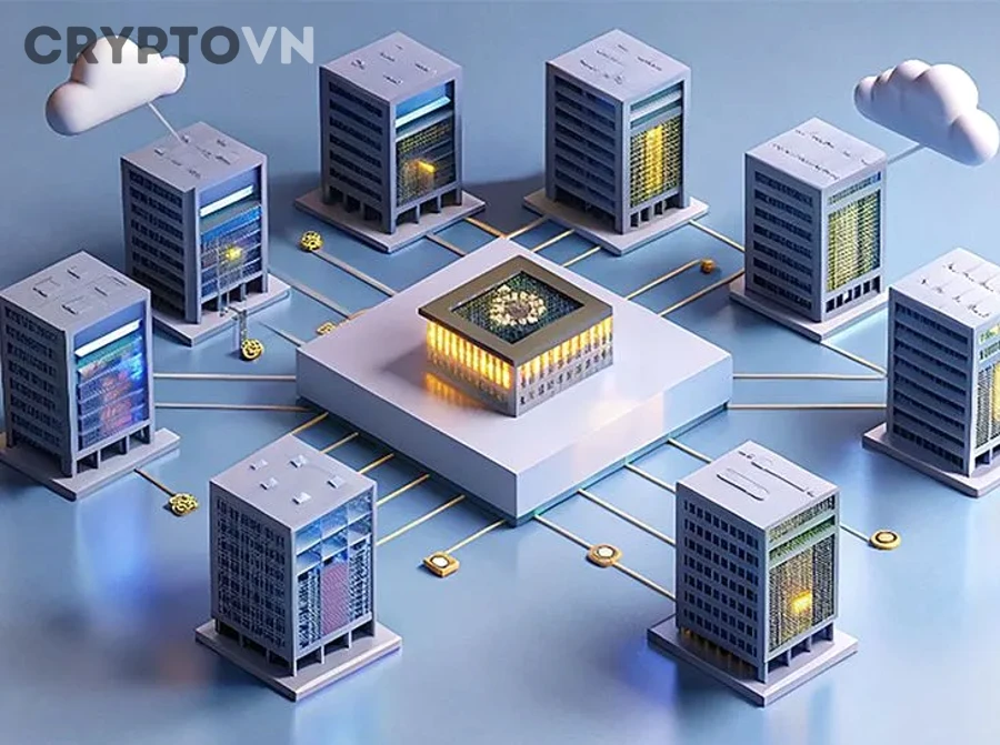 Sơ đồ dữ liệu block Bitcoin minh họa cách PoW liên kết block trong blockchain