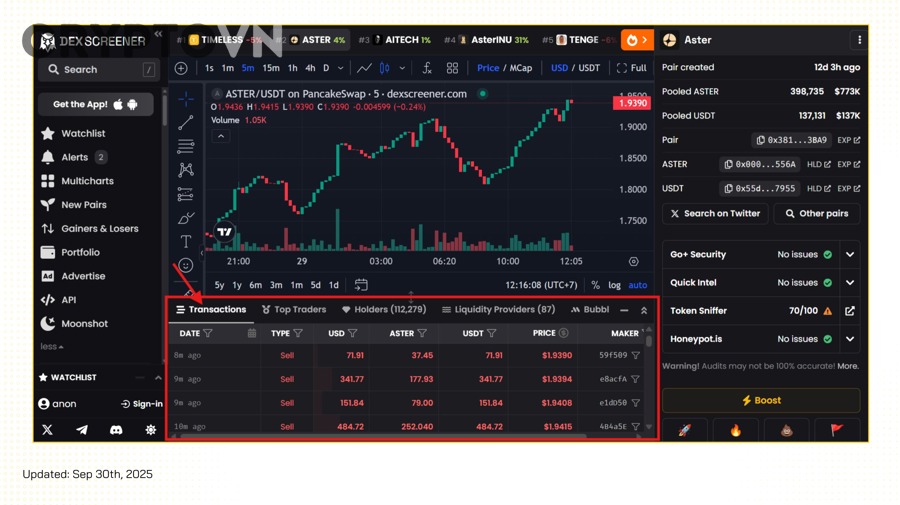 Kiểm tra token giả trên DEX trước khi swap