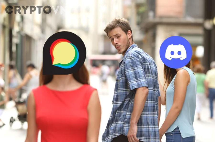 Biểu tượng Discord trong bối cảnh cảnh báo giả mạo hỗ trợ crypto