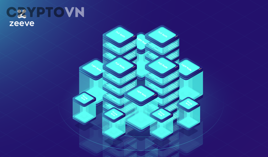 Sơ đồ dữ liệu block và cách full node xác minh giao dịch trong blockchain