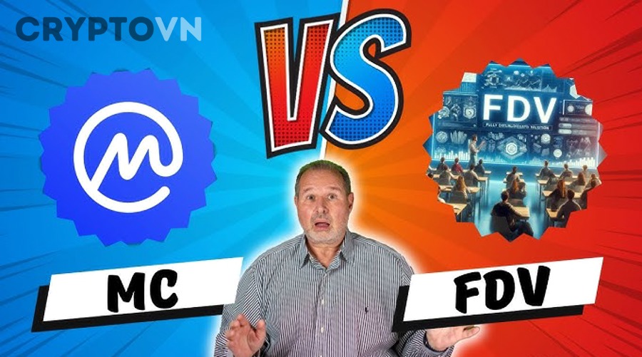 So sánh FDV và Market Cap trong định giá token crypto