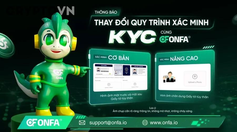 Lỗi ảnh mờ và thông tin không khớp khi xác minh KYC crypto