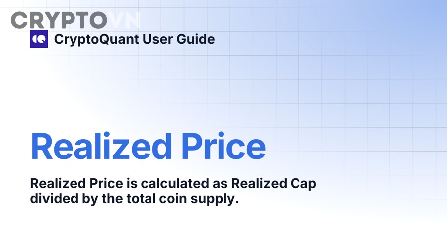So sánh realized price, market price và realized cap trong crypto