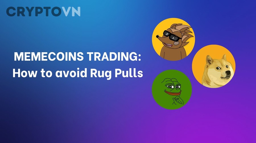 Minh họa ví crypto và an toàn ví khi trade meme coin