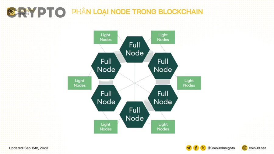 Hình minh họa xác minh dữ liệu blockchain bằng light client