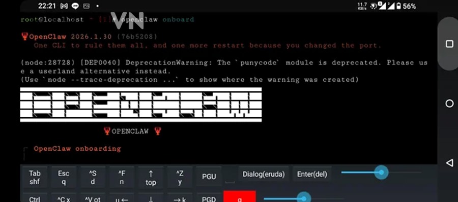 Hạ tầng server và mạng dùng để chạy node blockchain