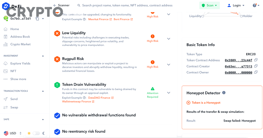 Quy trình kiểm tra token honeypot trước khi mua