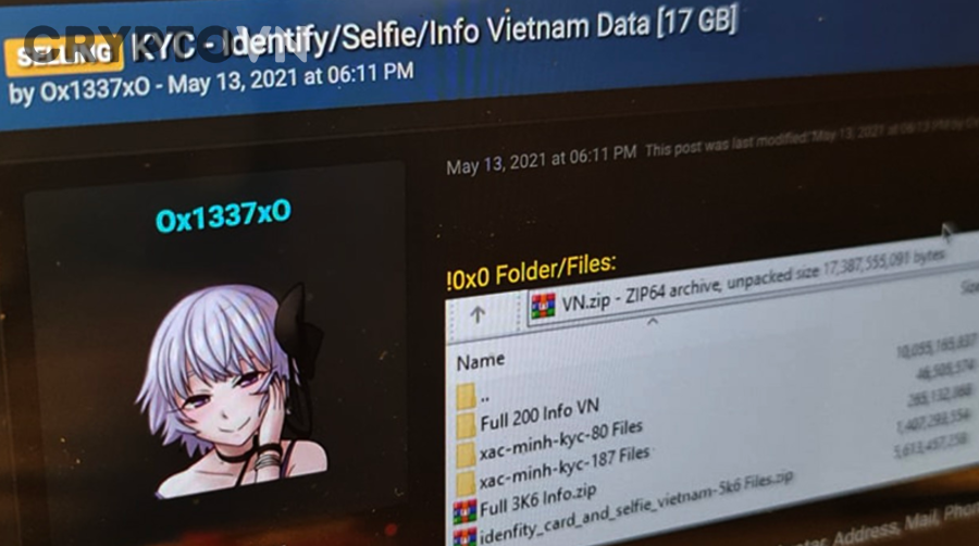 Rò rỉ dữ liệu KYC nguy hiểm thế nào đối với người dùng crypto?