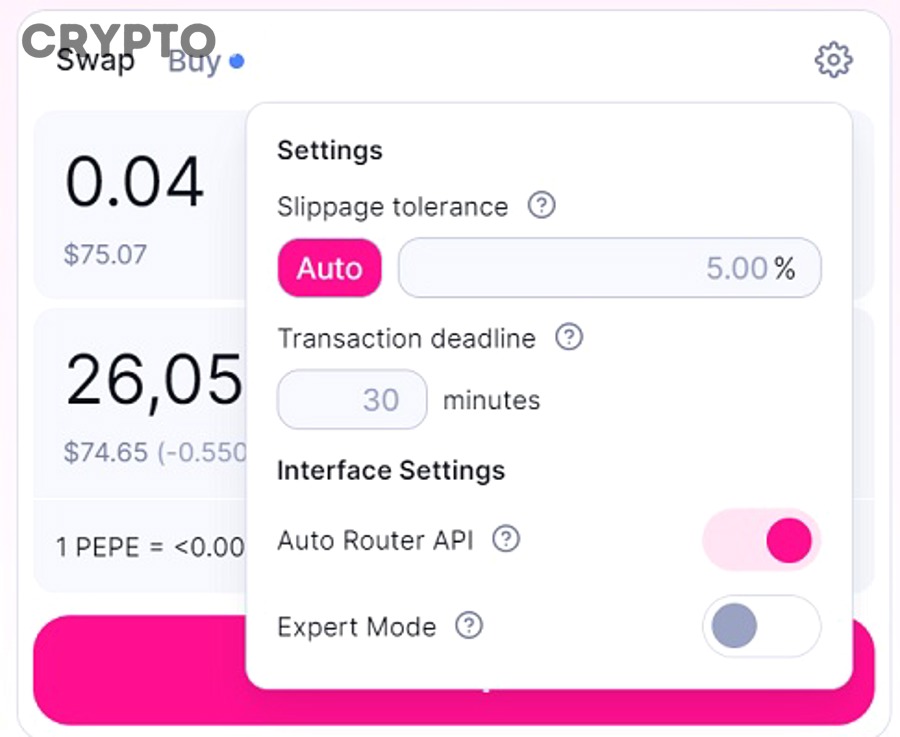 Nên đặt slippage bao nhiêu trong từng tình huống swap meme coin?