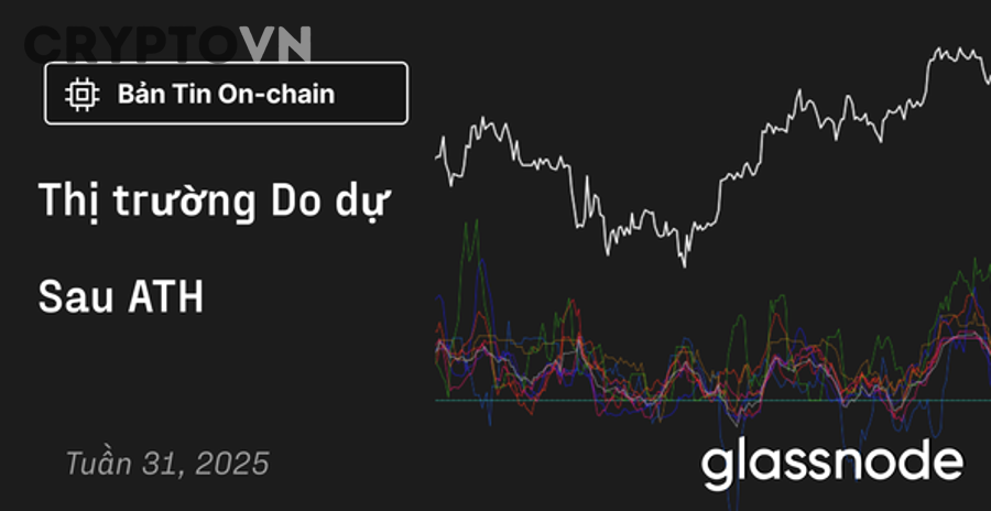 minh họa dữ liệu on-chain và dashboard phân tích crypto